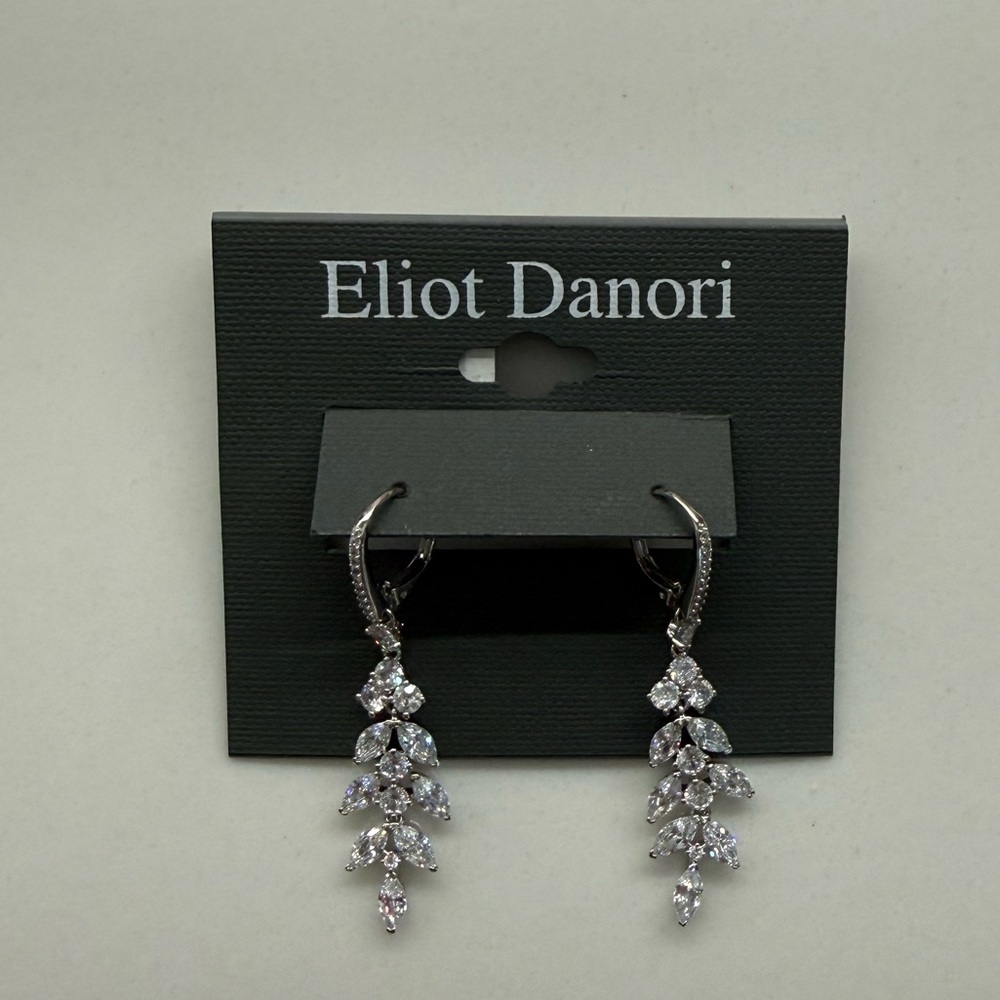 Eliot Danori Sparkling Silver Dangle Earrings